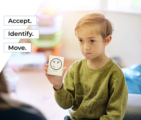 aim-therapy-session Therapist with a child performing AIM therapy