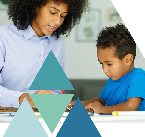 peak-therapy-session Therapist with a child performing PEAK therapy